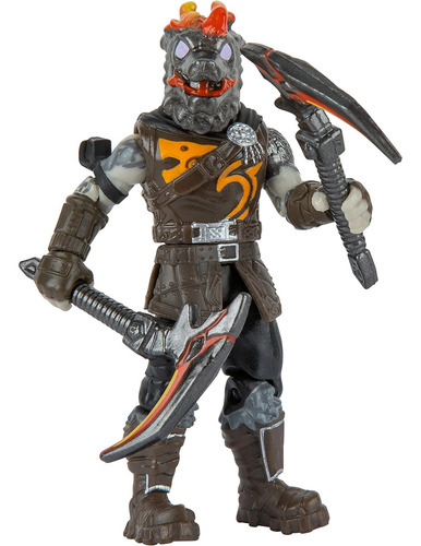 Set De 4 Figuras Fortnite Ice Vs Fire Micro Series Colección