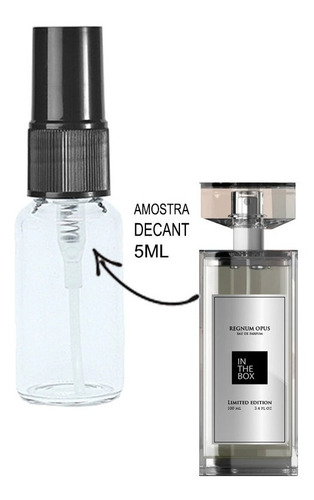 Imagem 2 de 2 de Decant 5ml - Regnum Opus In The Box - Amostra Vidro Spray