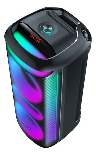 Parlante Karaoke Master-g Mgzeus Bluetooth 5.3 8inx2 Tws Rgb