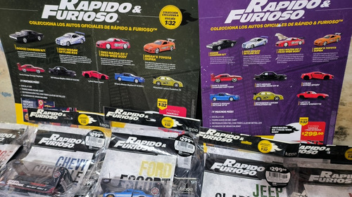 Rapido Y Furioso Colección Luppa Completa Jada Toys 1:32
