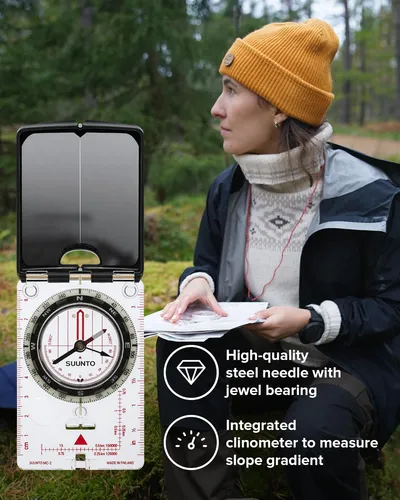 Suunto Mc2 Brújula De Espejo Con Clinómetro Incluido