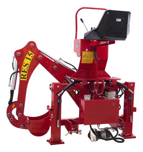 Retroexcavadora Mini Para Tractores Desde 15hp, Completa