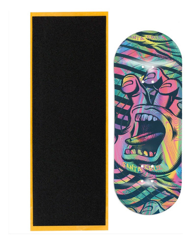 Fingerboard Deck Con Gráfico Santa Cruz