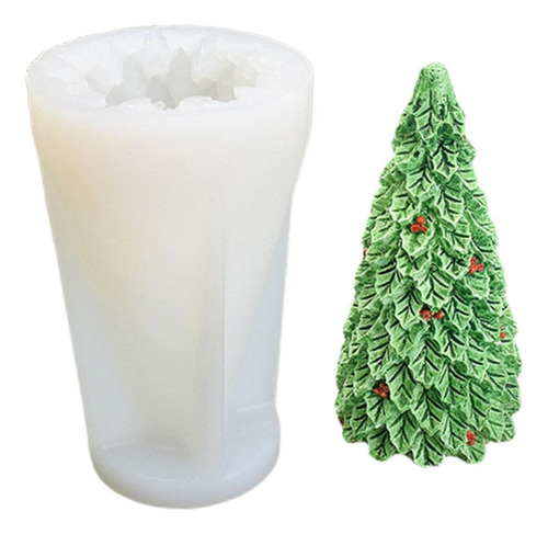 5 Pieces 3d Christmas Tree Mold - Silicone Mold Diy