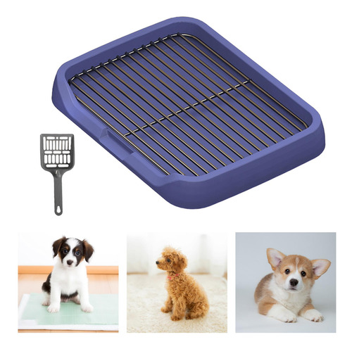 Inodoro Para Perros, Entrenador Para Orinal, Soporte Azul