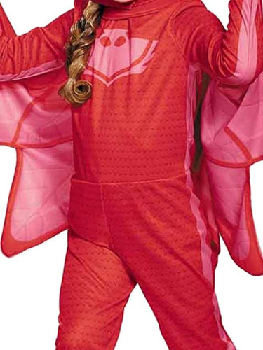 Disguise Niña Ropa Disfraz Owlette Pj Máscaras T-2 Capa