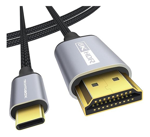 Cable Trenzado Usb Tipo C 3.1 A Hdmi,8k@60hz,2 Metros