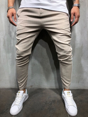 Pantalones Jogger De Sarga Para Hombre A Rayas Urban Pantalo