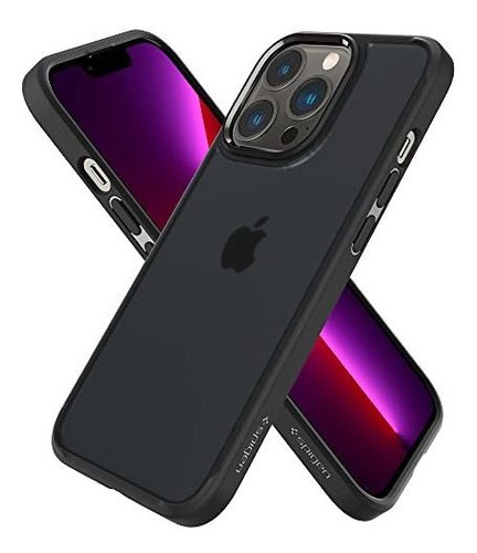 Funda Para iPhone 13 Pro Spigen Ultra Hybrid Negro