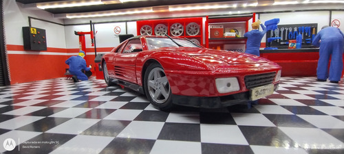 Ferrari 348 Ts Burago Escala 1 18, Rojo (Usado)