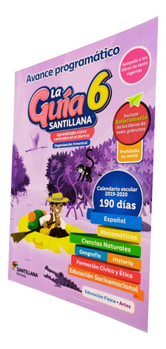 Avance Programático 6 Santillana Primaria / 2019 - 2020