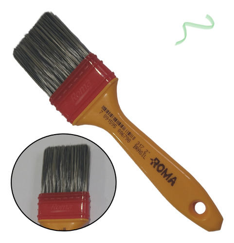 Pincel Trincha Para Pintura Pintar Tinta Verniz 2 Pol Roma