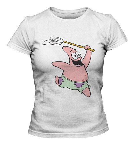 Patricio Estrella. Playera Bob Esponja Adulto Y Niño