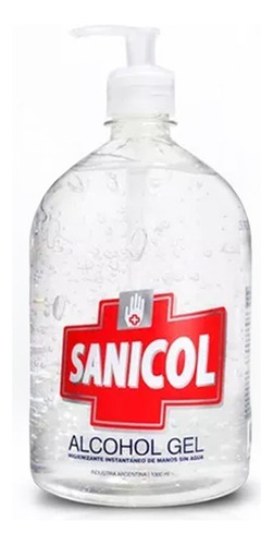 Alcohol En Gel Sanicol X 1 Litro - 1000ml (6 Unidades)