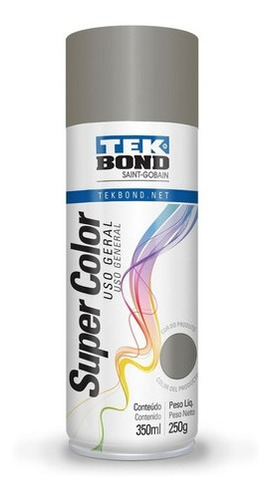 Pintura Aerosol Spray 350ml Uso General Platino Tekbond