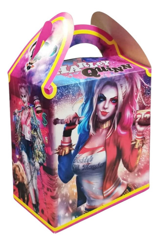 Harley Quinn Paquete De Fiesta Basico Cumpleaños 30 Niñas Rojo Lisa Harley Quinn