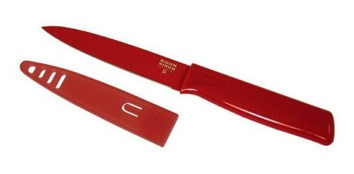 Kuhn Rikon Colori Cuchillo De Uso General 5 Pulgadas Rojo