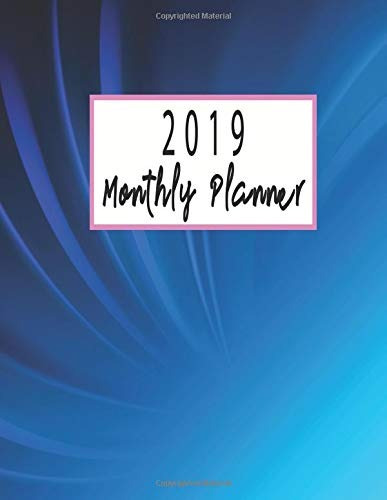 2019 Monthly Planner Schedule Organizer Beautiful Academic P