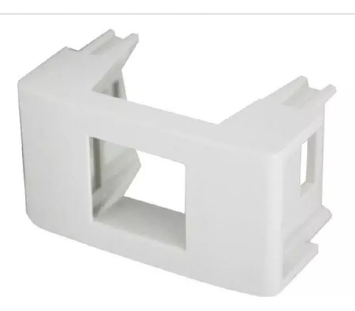Bloco Pezzi Keystone Femea Rj45 Branco Preto P/ Tomada Qtmov