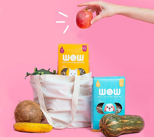 Petisco Natural Bolinha Comestível C/ Lombo Suíno Weggs Wow