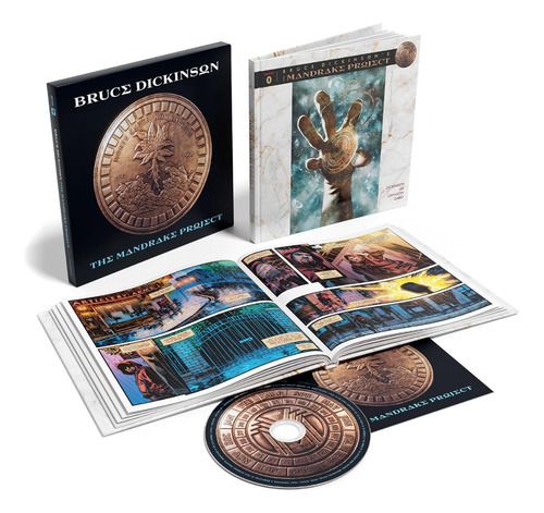 Bruce Dickinson Cd + Comic Mandrake Project Iron Maiden