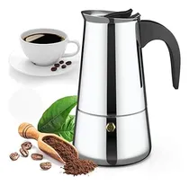 Comprar Cafetera Italiana Espresso Moka Acero Inoxidable 4 Pocillos