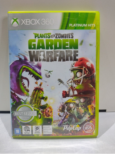 Plants Vs Zombies Garden Warfare Xbox 360 Mídia Física