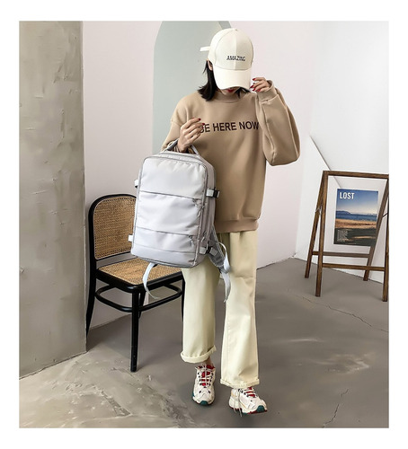 . Mochila De Viaje Impermeable De Gran Capacidad For Mujer W