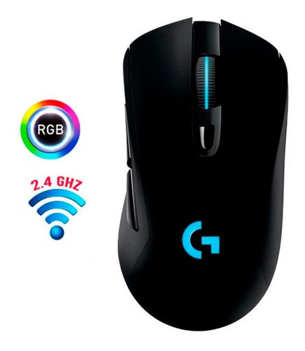 Mouse Gamer Recargable Logitech G703 25k Dpi, Luz Rgb, 1ms