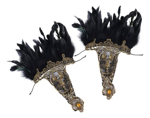 2x Muñequeras De Plumas Pulseras Para Juego Latin Dance