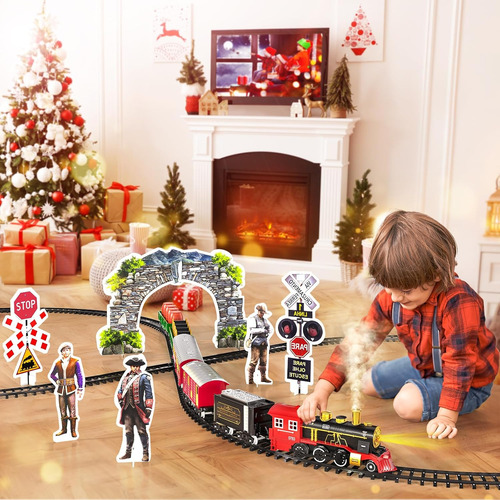 Locomoto Train Set - Juguetes De Tren Para Niños Y Niñas Con