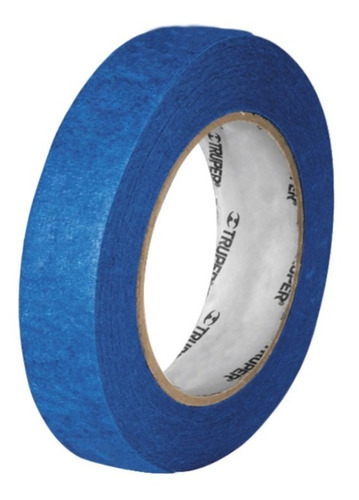 5 Masking Tape Azul 3/4 50 Pintar Enmascarillar Truper 12621