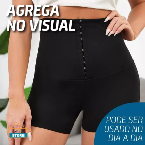 Short Bermuda Neoprene Modeladora Feminina Efeito Sauna Hot