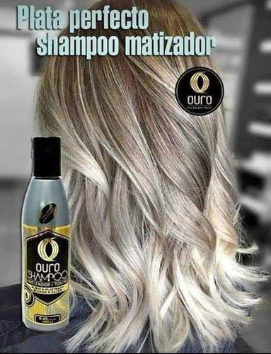 Shampoo Matizador Ouro Tonos Platinados 250ml