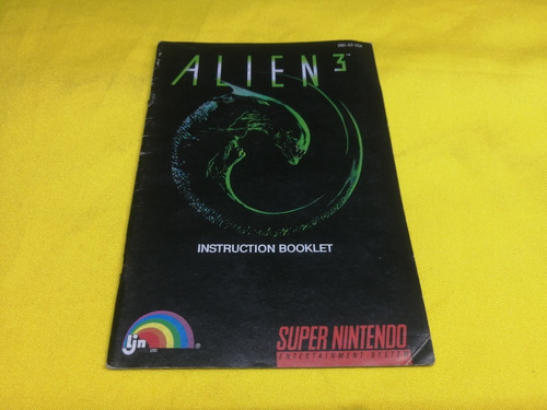 Manual *original* Alien 3 Snes Super Nintendo