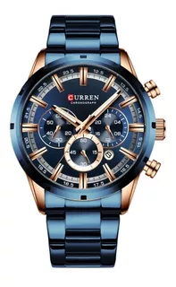 Reloj Curren De Acero Inoxidable Diseño Moderno 8355