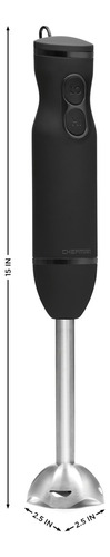 Batidora De Mano Chefman Immersion Stick Electric 300w Negra
