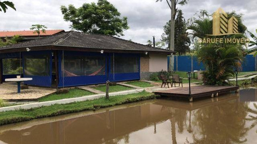 Chácara Com 3 Dormitórios À Venda, 5960 M² Por R$ 900.000,00 - Tataúba - Caçapava/sp - Ch0005