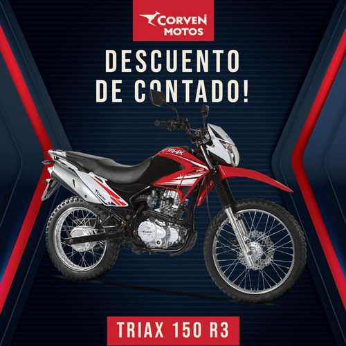 Imagen 1 de 17 de Corven Triax 150 R3 Descuento Contado - Unicomoto Canning