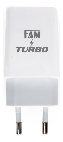 Carregador Turbo 18w Fam Para Celular Motorola One 