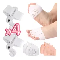 Comprar Kit Separador Dedos Silicona Corrección Juanete Férula 4 Pzs