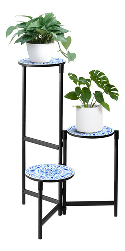 The Home Cult Soporte Para Plantas De Interior De 3 Niveles,