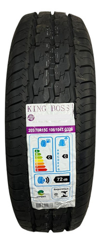 Pneu Aro 15 205/70r15c 106/104t 8pr Carga + Índice De Velocidade T