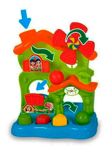 Brinquedo Infantil Educativo Casinha Play Home Ball - Maral Cor Colorido