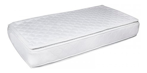 Colchón Multiflex Chuick Pillow 1 Plaza 80 X 190 Jacquard Color Blanco
