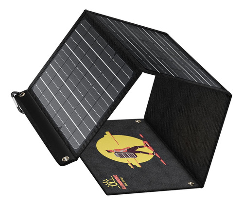 Sunnobe Paneles Solares Portatiles De 30 W Con Amperimetro D