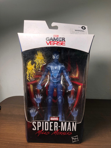 Miles Morales Stealth Spiderman Marvel Legends Gameverse (Usado)