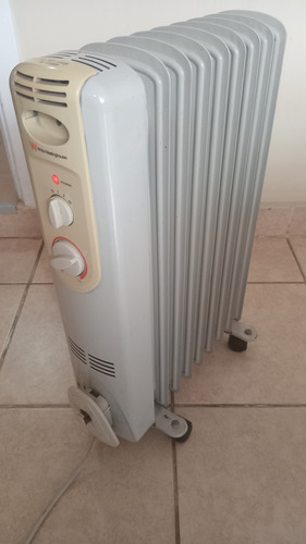 Calefactor Eléctrico Radiador 9 Elementos Gris