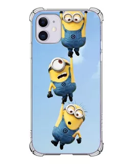 Capinha Capa Case Personalizada Minions Pendurado