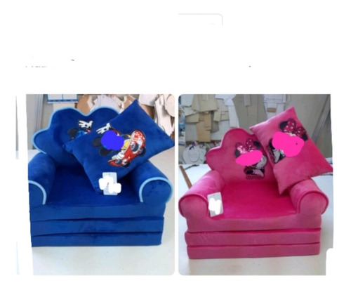 Silla Sillón Para Niños Bebes Colores También Con Nombre